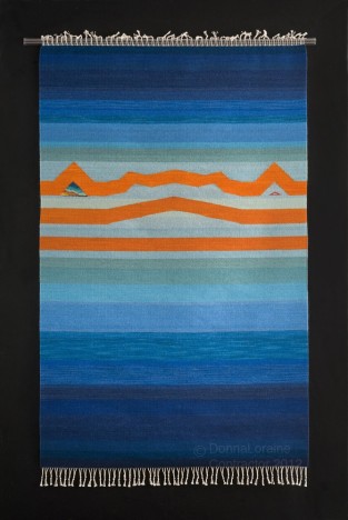 Wool Tapestry, 62"x 39", 2012, $4,800.00 available from artist